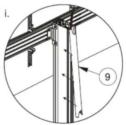 B-Tech BTF844 - Add Cable Management Covers, Plastic Inserts and End Cap - 3