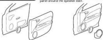 paper around the speaker mask...