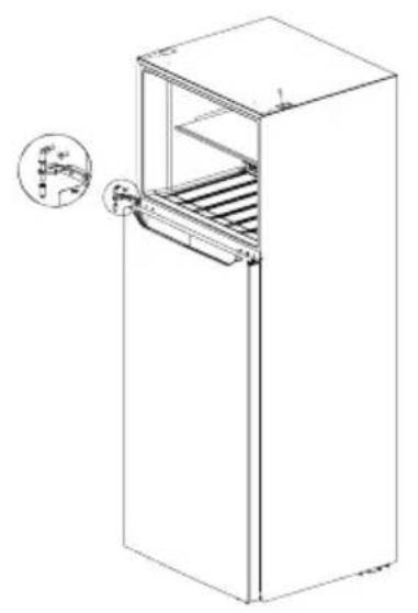 James RJ 571 INV INOX D - Cambio de puerta derecha-izquierda - 5