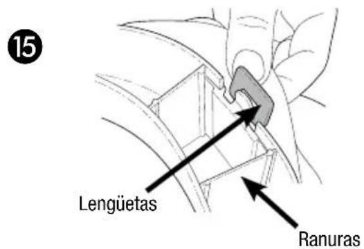 15 Lengüetas Ranuras