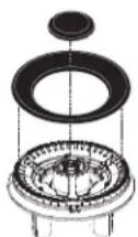 Café CGB500P2MS1 - Tipos de Quemadores Superficiales - 2