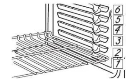 Technical diagram showing a rack with numbered components, likely for assembly or manufacturing instructions.