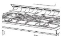 Café CGB500P2MS1 - Ventilaciones de Aire del Horno - 1