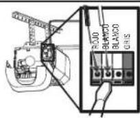 LiftMaster ATSW - Conecte el control de la puerta al operador de puesta Coloque las etiquetas de advertencia - 3