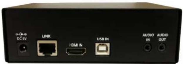 DC 5V LINK HDMI IN USB IN AUDIO IN AUDIO OUT