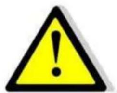 Yellow triangular warning sign with black exclamation mark, commonly used to indicate a hazard or alert event.