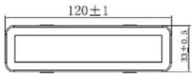 120±1 33±0.5