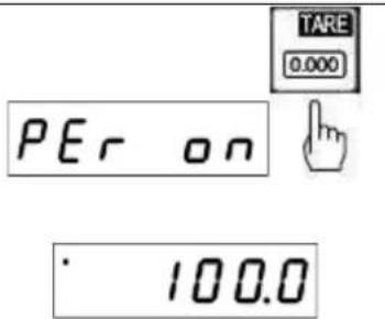 PCE Instruments SD 600 - PErC Función de ponderación porcentual en %. - 5