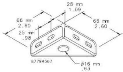 66 mm 2.60 25 mm .98 28 mm 1.09 66 mm 2.60 87794567 Ø16 mm .63