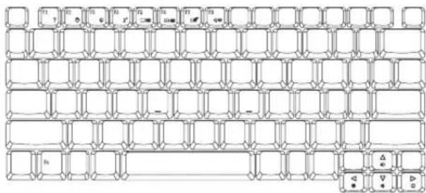 Diagram of a grid layout with labeled buttons and symbols, likely representing a technical or architectural layout.