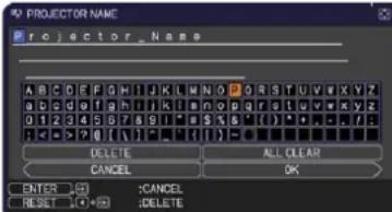 HITACHI CP-X4011NEF - NETWORK menu - 3