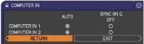 HITACHI CP-X4011NEF - INPUT menu - 3