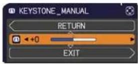 HITACHI CP-X4011NEF - Correcting the keystone distortions - 3