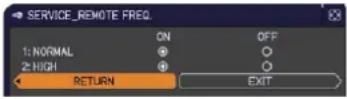 HITACHI CP-X4011NEF - OPTION menu - 6