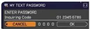 HITACHI CP-X4011NEF - If you have forgotten your password - 5