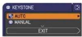 HITACHI CP-X4011NEF - Correcting the keystone distortions - 1