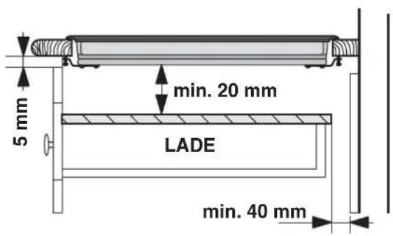 5 mm min. 20 mm LADE min. 40 mm