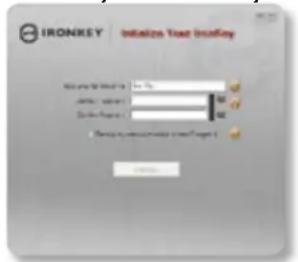 Ironkey Basic D250 8GB - INITIALIZING AND ACTIVATING YOUR IRONKEY ON WINDOWS - 1