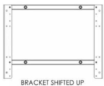 BRACKET SHIFTED UP