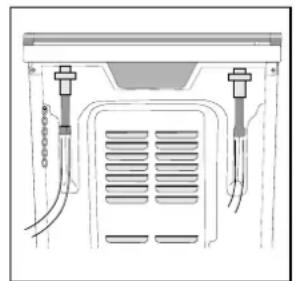 Technical line drawing of a mechanical or electrical component with no visible text or symbols