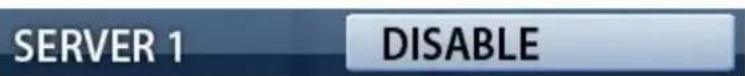 SERVER 1 DISABLE