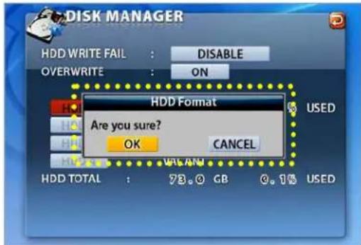 DISK MANAGER HDD WRITE FAIL : DISABLE OVERWRITE : ON H H H H H H H H H H H H H H H H H H H H H H H H H H H H H H H H H H H H H H H H H H H H H H H H H H VAC AND Are you sure? OK CANCEL 78.0 GB 0.1% USED