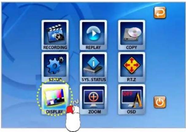 RECORDING REPLAY COPY SET UP SYS. STATUS P.T.Z DISPLAY ZOOM OSD