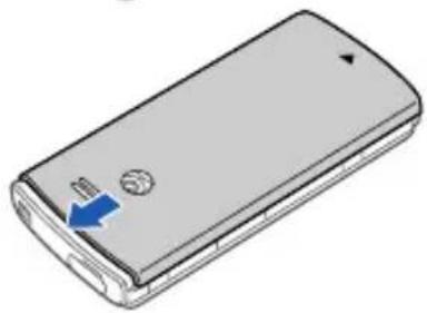 SAMSUNG B7300 - Insert the SIM or USIM card and battery - 5