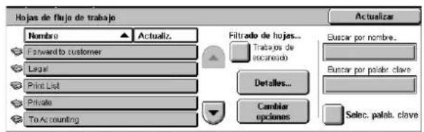 XEROX WorkCentre 5225A - Filtrado de hojas - 1