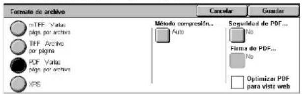 XEROX WorkCentre 5225A - Autoselección de TIFF/JPEG (WorkCentre 5225A/5230A) - 2