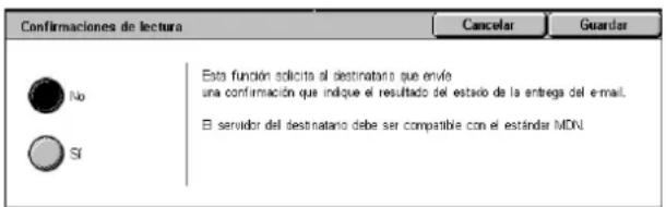 XEROX WorkCentre 5225A - Confirmaciones de lectura - 1