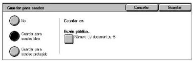 XEROX WorkCentre 5225A - Guardar para sondeo - 1