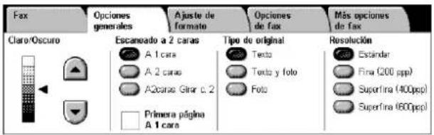 XEROX WorkCentre 5225A - Opciones generales: Fax/Fax de Internet/Fax de servidor - 1