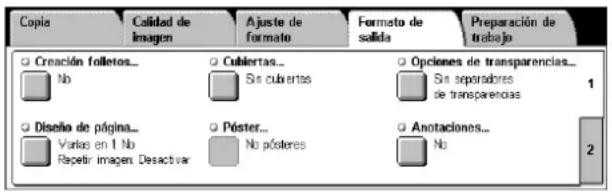 XEROX WorkCentre 5225A - Formato de salida - 1