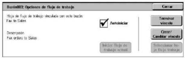 XEROX WorkCentre 5225A - Opciones de flujo de trabajo - 1