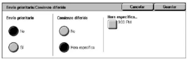 XEROX WorkCentre 5225A - Envío prioritario/Comienzo diferido - 1