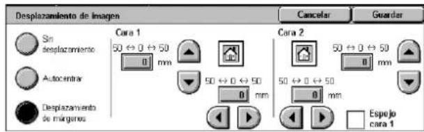 XEROX WorkCentre 5225A - Desplazamiento de imagen - 1