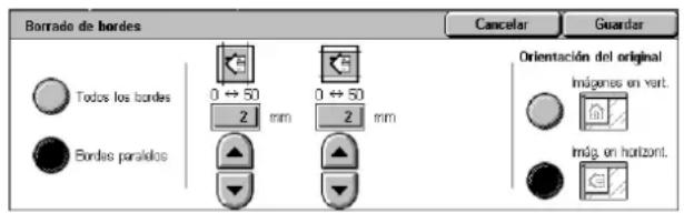 XEROX WorkCentre 5225A - Orientación del original - 1