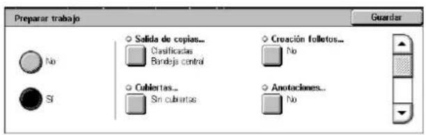 XEROX WorkCentre 5225A - Preparar trabajo - 1