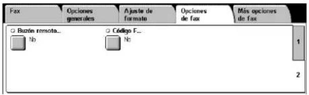 XEROX WorkCentre 5225A - Opciones de fax: Fax - 2