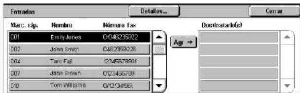 XEROX WorkCentre 5225A - Libreta de direcciones - 1