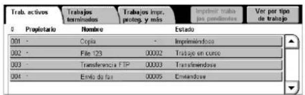 XEROX WorkCentre 5225A - Comprobación del estado del trabajo de copia - 1