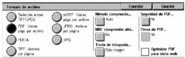 XEROX WorkCentre 5225A - Autoselección de TIFF/JPEG (WorkCentre 5225A/5230A) - 1
