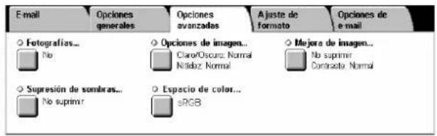 XEROX WorkCentre 5225A - Opciones avanzadas - 1