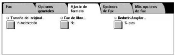 XEROX WorkCentre 5225A - Ajuste de formato: Fax/Fax de Internet/Fax de servidor - 1