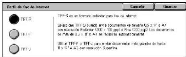 XEROX WorkCentre 5225A - Perfil de fax de Internet - 1