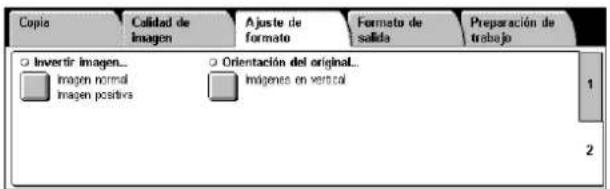 XEROX WorkCentre 5225A - Ajuste de formato - 2