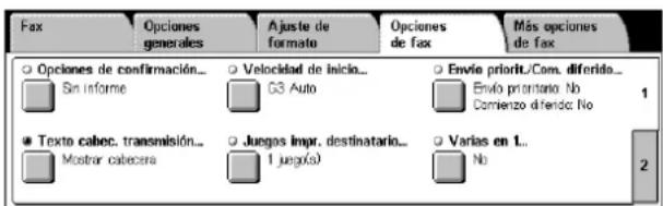 XEROX WorkCentre 5225A - Opciones de fax: Fax - 1