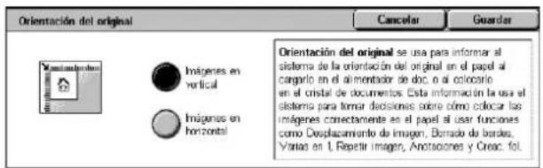 XEROX WorkCentre 5225A - Orientación del original - 1