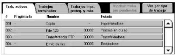 XEROX WorkCentre 5225A - Comprobación del estado del trabajo de fax - 1